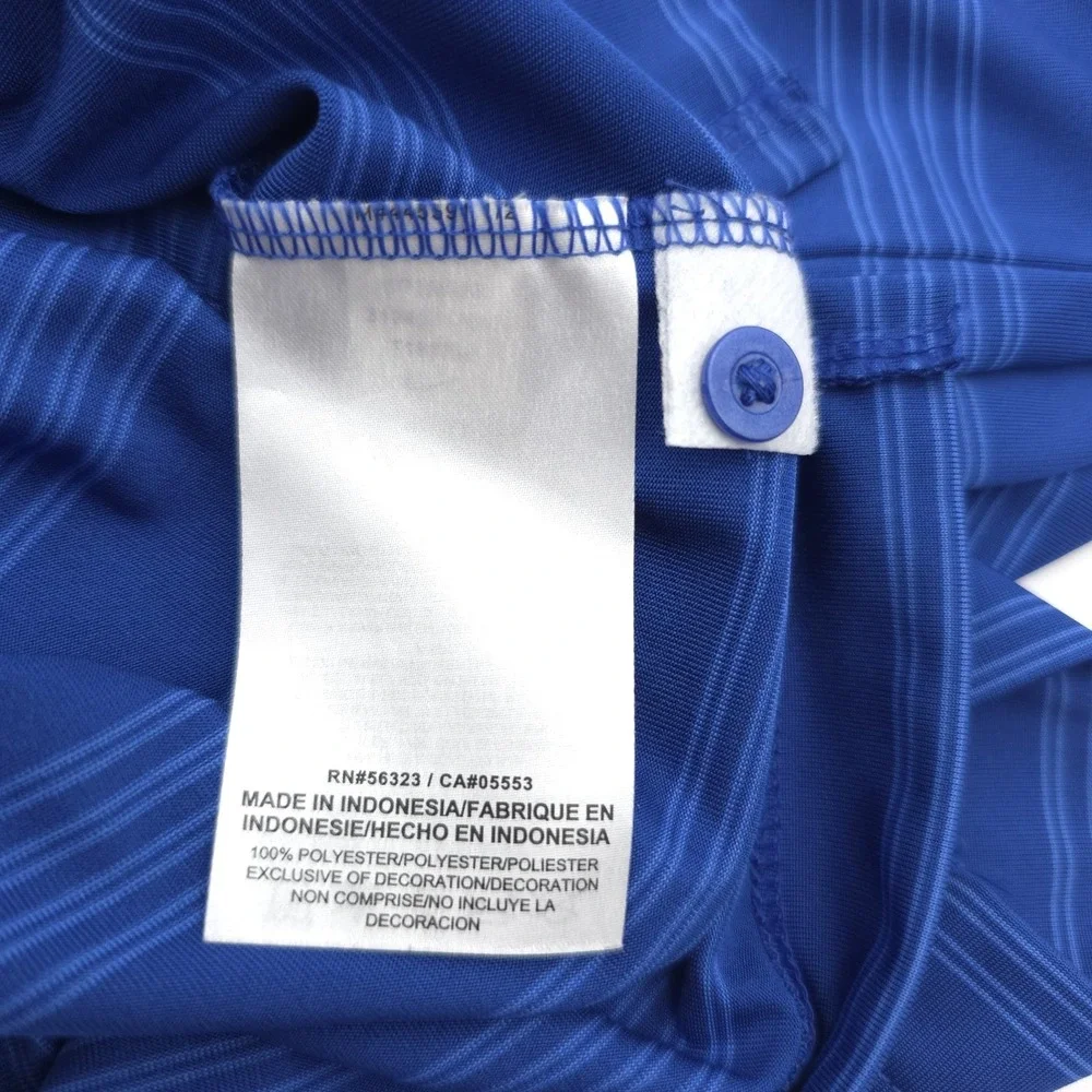 Texas Rangers Shirt Polo Mens Small Blue MLB Baseball Nike Performance Apparel‎